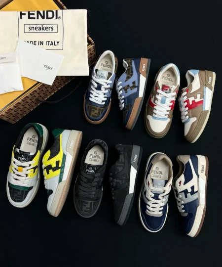 Fendi Thick-soled Match Series Couples Casual Sports Shoes (1)