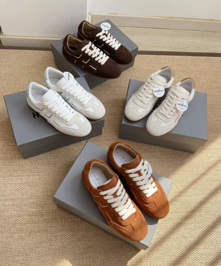 HOGAN new Runner series H693 fashionable retro comfortable casual shoes (1)