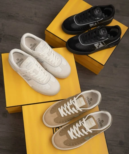 latest Fendi Fendi match series couple style film casual sports shoes board shoes (1)
